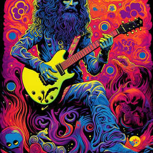 Musician painting by Diamonds