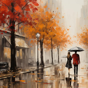 Couple Walking Diamond Painting