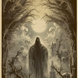 Ghostly Village Painting by Diamond