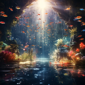 Glowing Fish - Paint by Diamonds