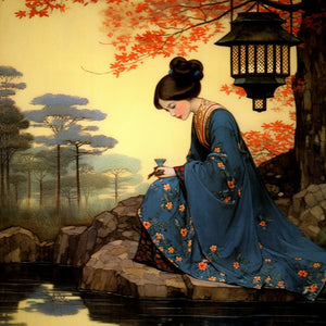 Japanese Lady Diamond Painting
