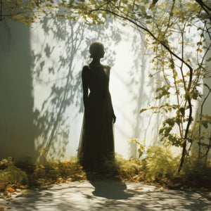 Girl in Forest Painting by Diamond