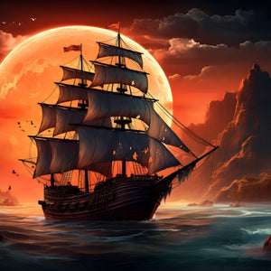 Pirate Ship Diamond Painting