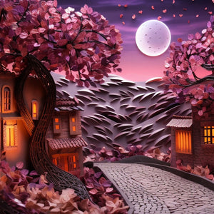 Sakura tree Diamond paintings