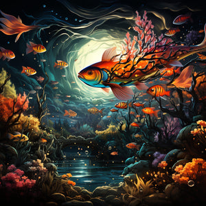 The Fish Queen - Paint with Diamonds