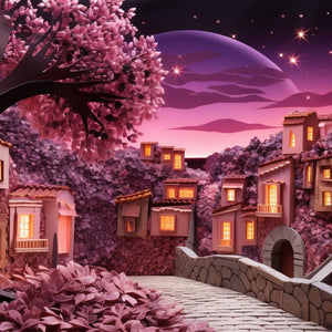 pink city diamond paintings