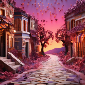 sakura trees diamond paintings