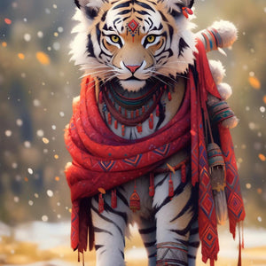 Tiger going on a Journey