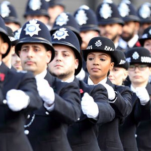 British Police Parade