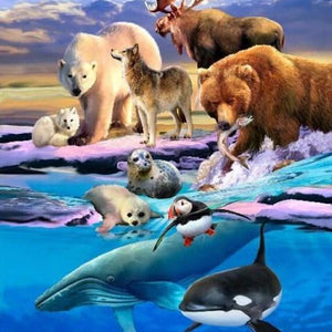 Alaska Animals Paint by Diamonds
