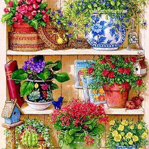 Amazing Flowers Corner Diamond Painting