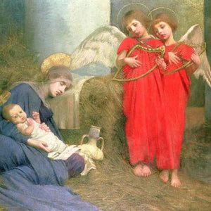 Angels Entertaining the Holy Child Diamond Painting