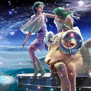 Aries Zodiac Diamond Painting Kit