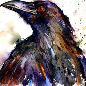 Crow Diamond Painting