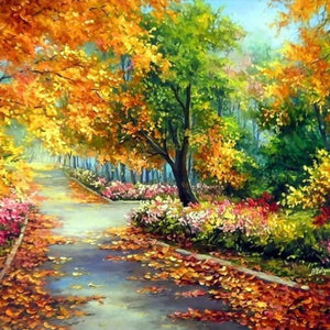 Autumn Pathway Diamond Painting Kit