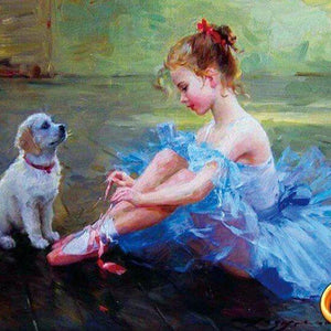 Ballet Dancer Diamond Painting Kit