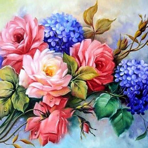Beautiful Flower Bunch Diamond Painting Kit