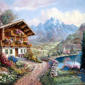 Beautiful House Paint by Diamonds