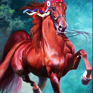 Beautiful Red Horse Diamond Painting Kit