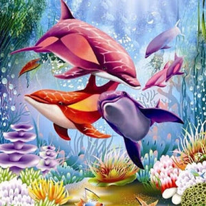 Dolphin Diamond Painting