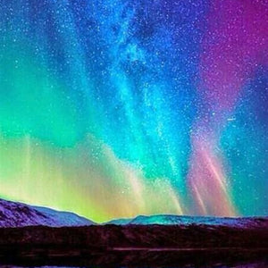 Beauty of Aurora Paint by Diamonds