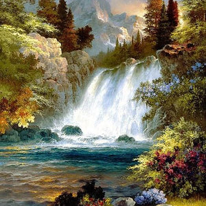 Best Waterfall Paint by Diamonds