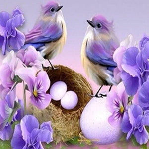 Birds Nest Paint by Diamonds