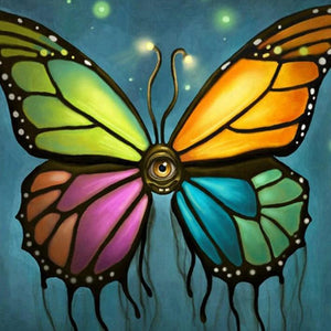Bright Colored Butterfly Diamond Painting