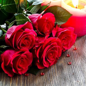 Candles & Roses DIY Painting