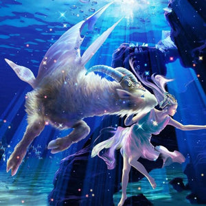 Capricorn Zodiac Diamond Painting Kit