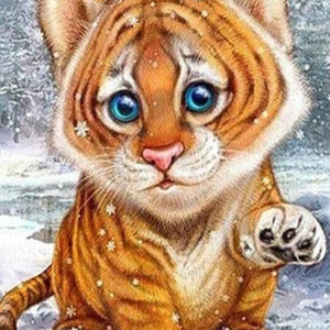 Baby Tiger Paint by Diamonds