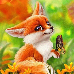 Fox Diamond Painting Kit