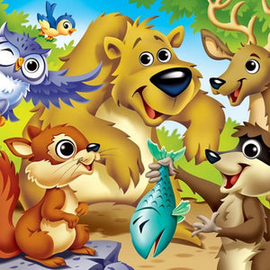 Cartoon Friends Paint by Diamonds