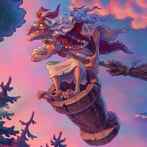 Cartoon Witch Diamond Painting