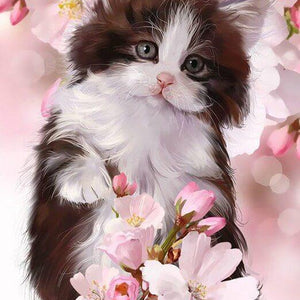 Cat in Cherry Blossom