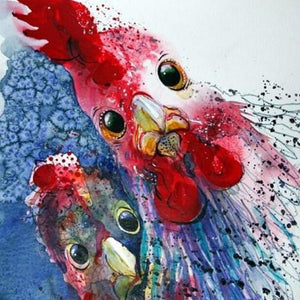 Chicken Art Diamond Painting Kit