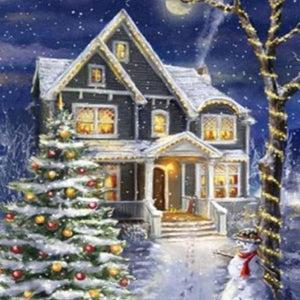 Christmas House Diamond Painting Kit