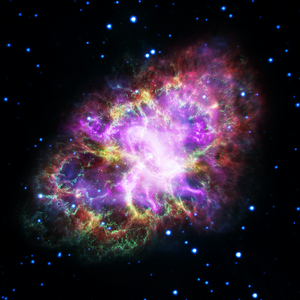 Colorful Crab Nebula Diamond Painting Kit
