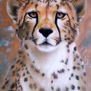 Copper Flash Cheetah Paint by Diamonds