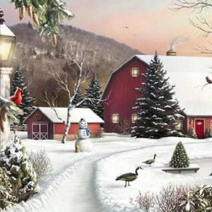 Country Winter Paint by Diamonds
