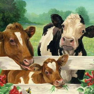 Cow Family Diamond Painting Kit