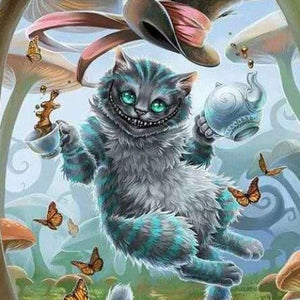 Creepy Cat Diamond Painting Kit