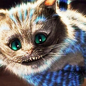 Creepy Cheshire Cat Paint by Diamonds
