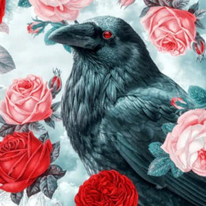 Crow & Roses Paint by Diamonds