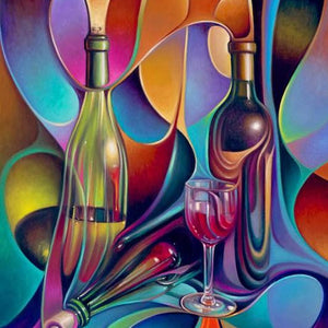 Curvismo Metal Art Paint by Diamonds