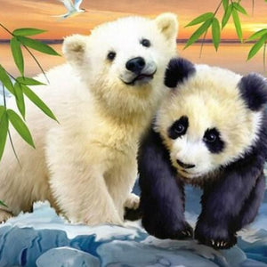 Cute Panda & Polar Bear Painting Kit