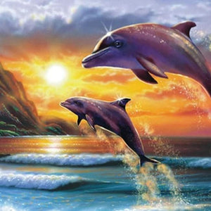 Dolphins DIY Diamond Painting