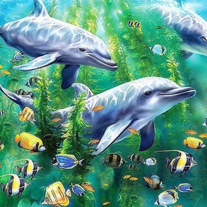 Dolphins Diamond Painting