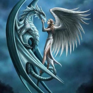 Dragon & Angel Paint by Diamonds