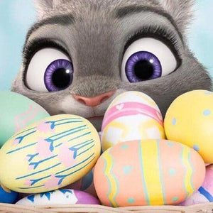 Easter Bunny DIY Painting